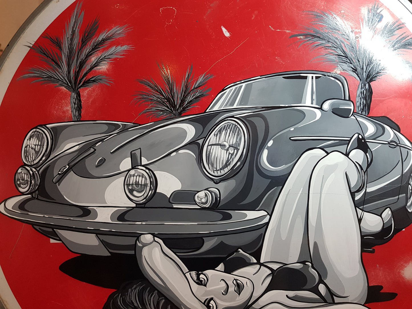 Panneau Porsche