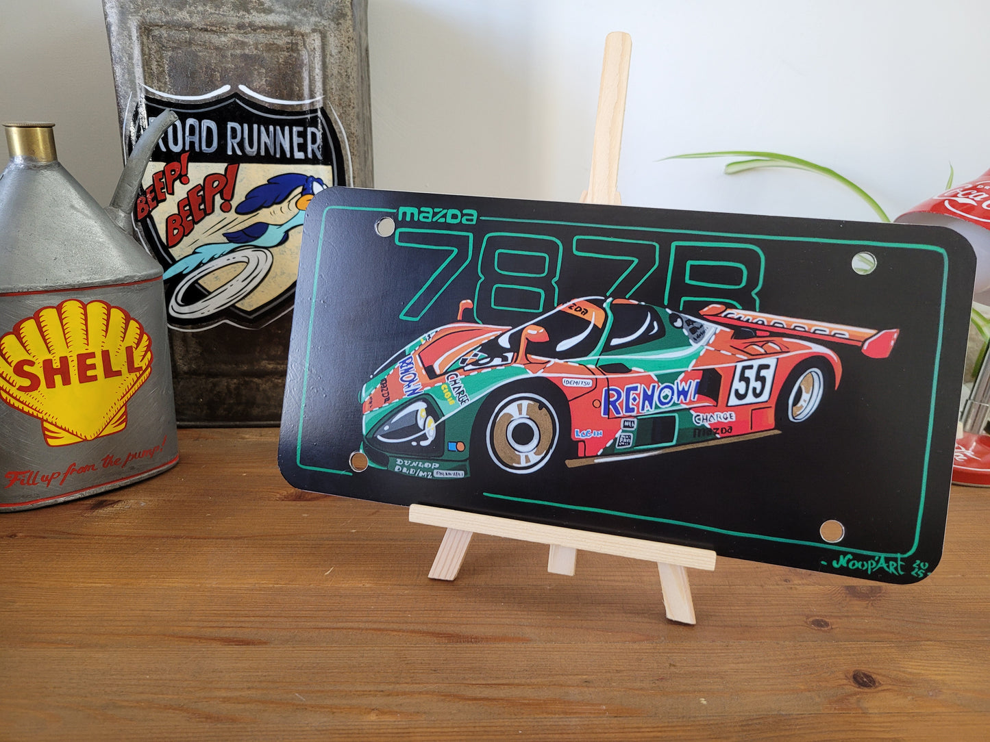 Plaque Alu 787B