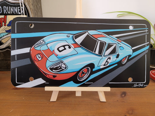 Plaque Alu GT40