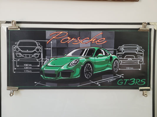 Affiche Porsche GT3RS