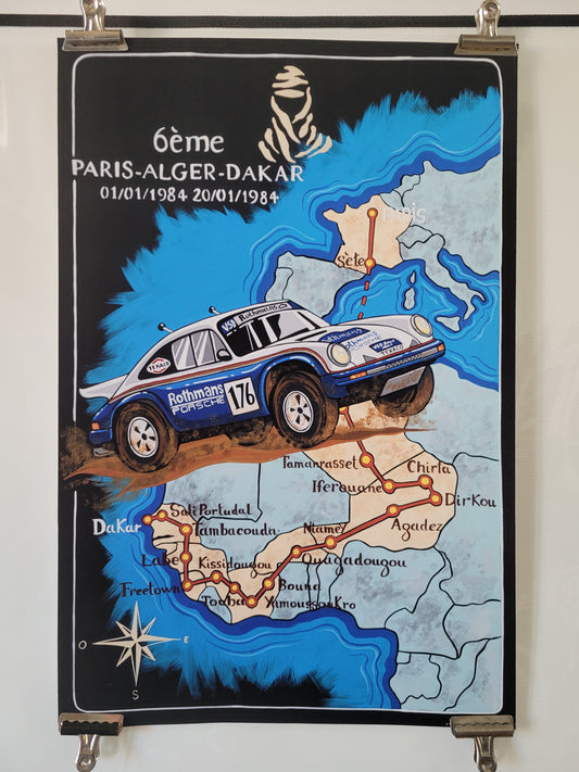 Affiche Paris Alger Dakar