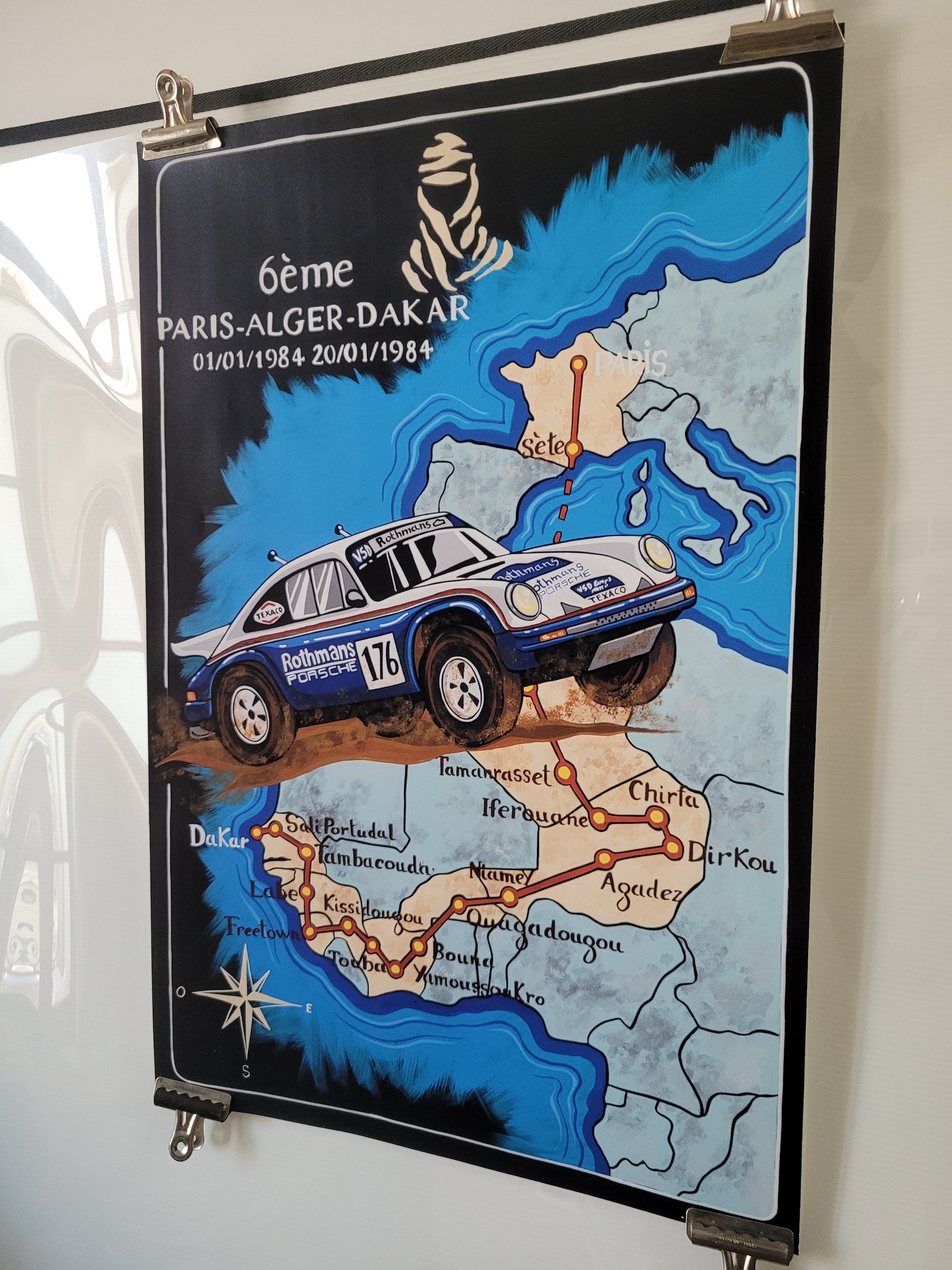 Affiche Paris Alger Dakar