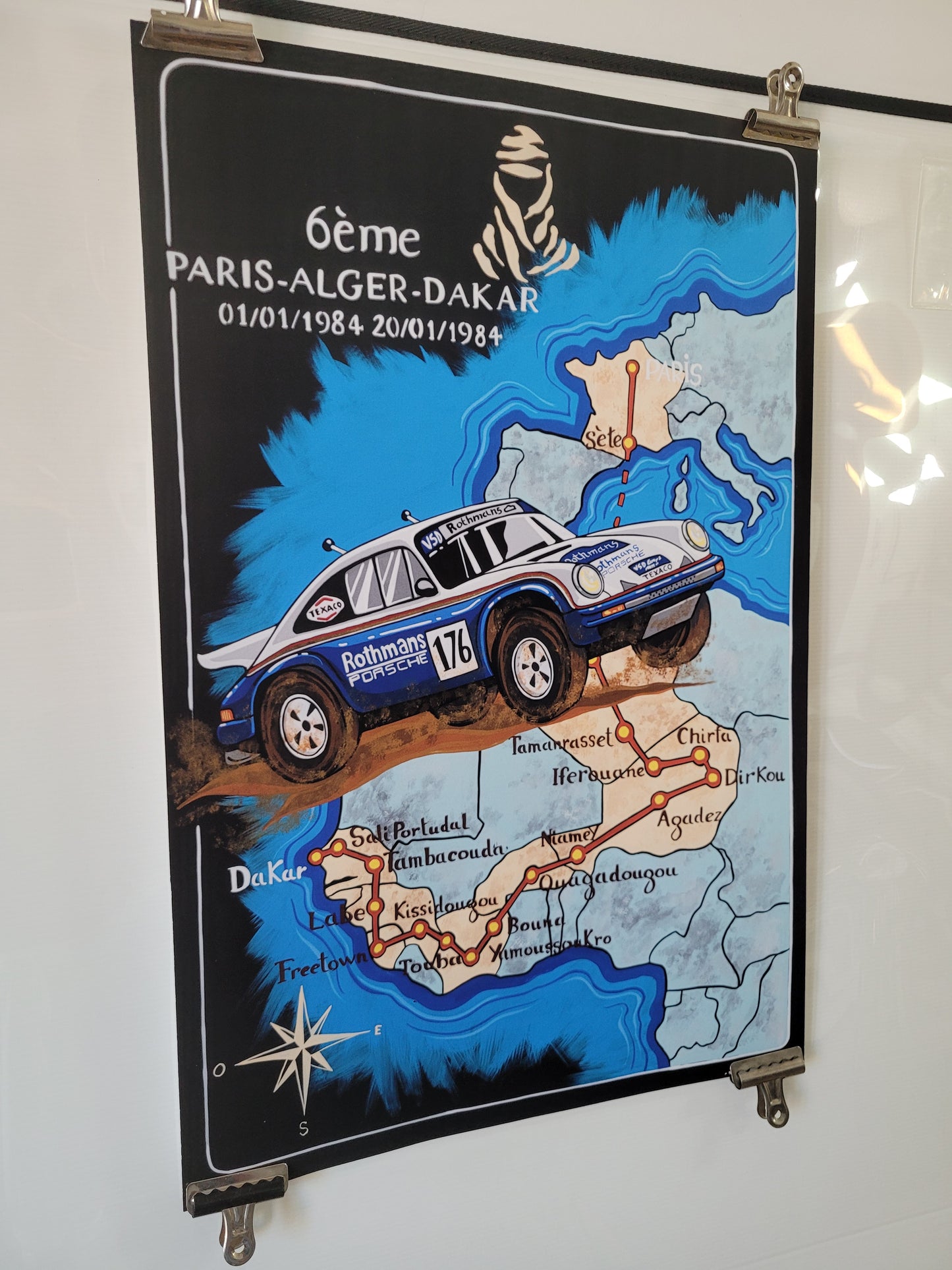 Affiche Paris Alger Dakar