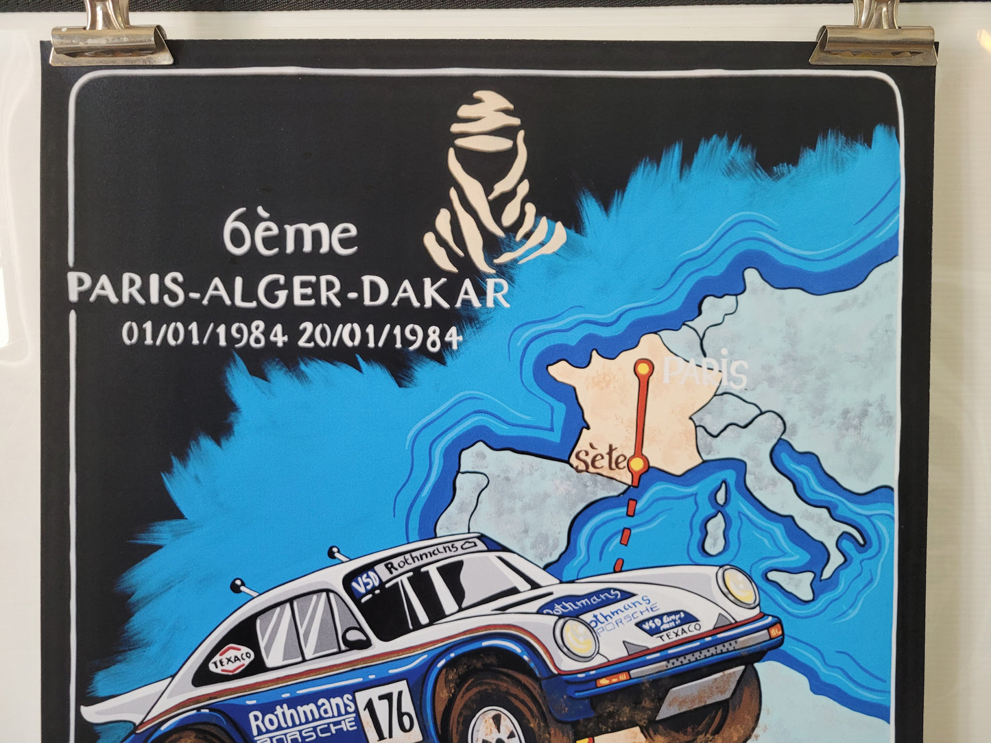 Affiche Paris Alger Dakar