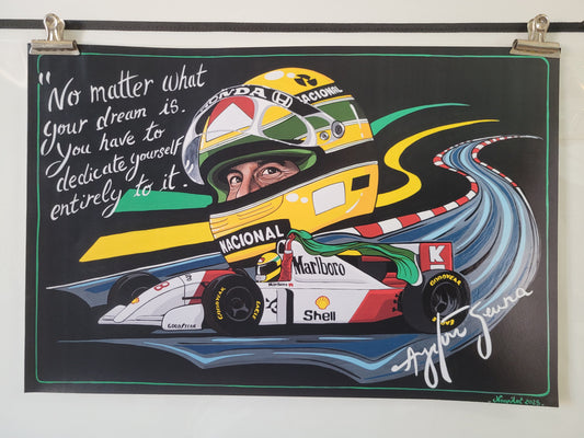 Affiche Ayrton Senna