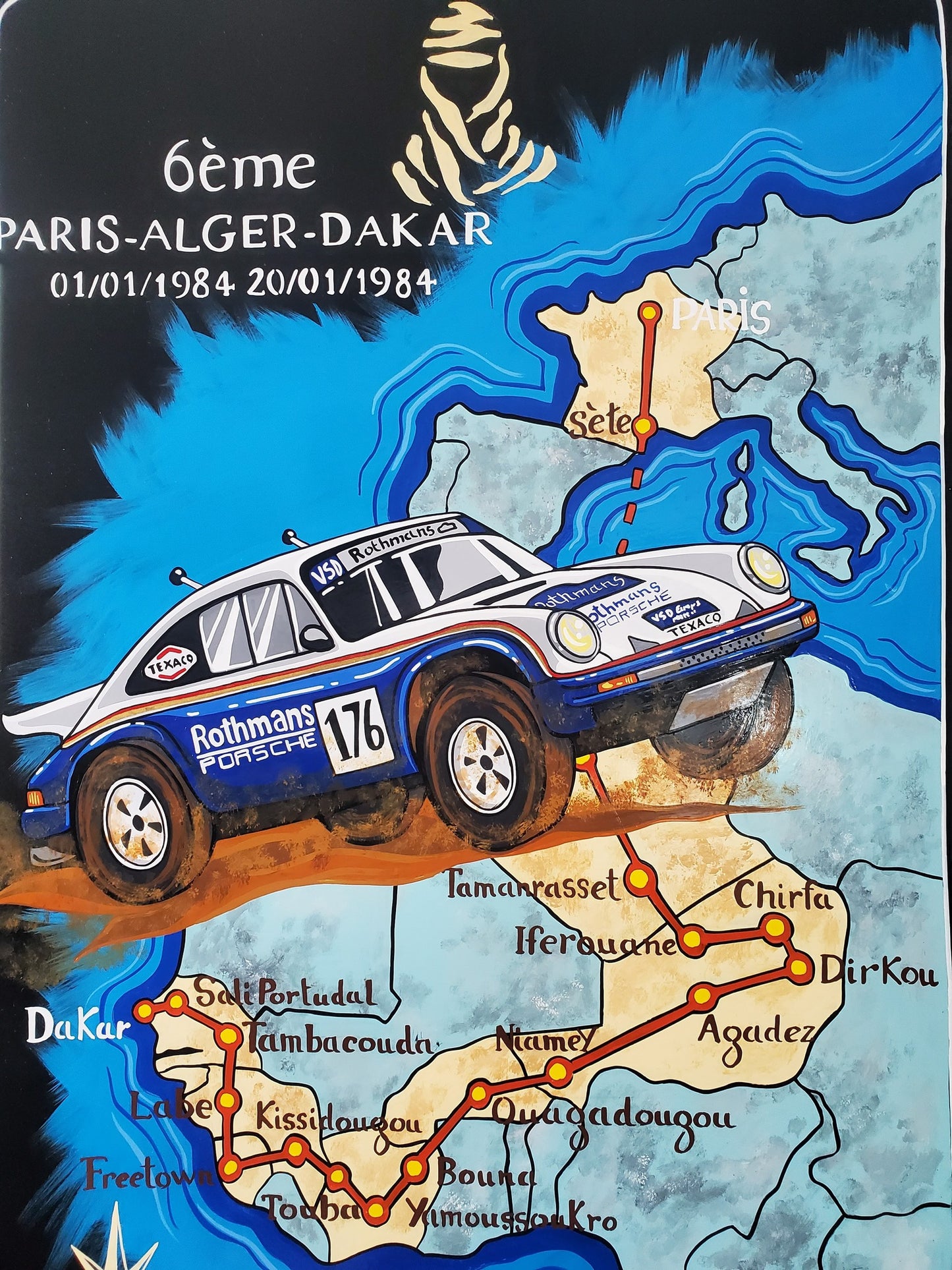 Paris Alger Dakar