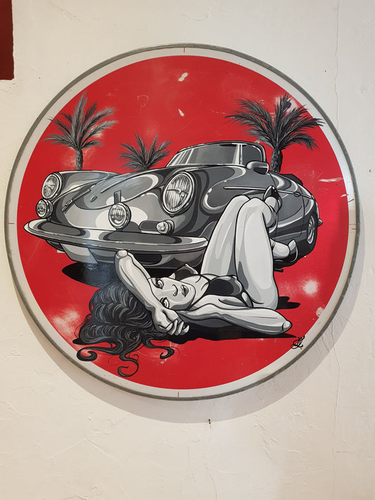 Panneau Porsche