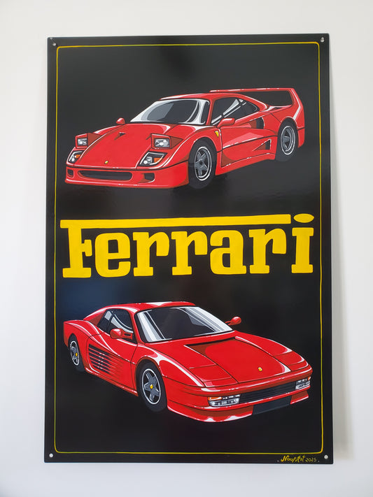 Plaque Ferrari