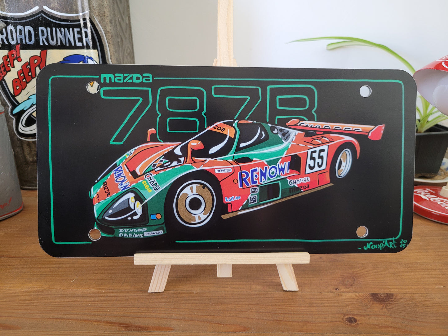 Plaque Alu 787B