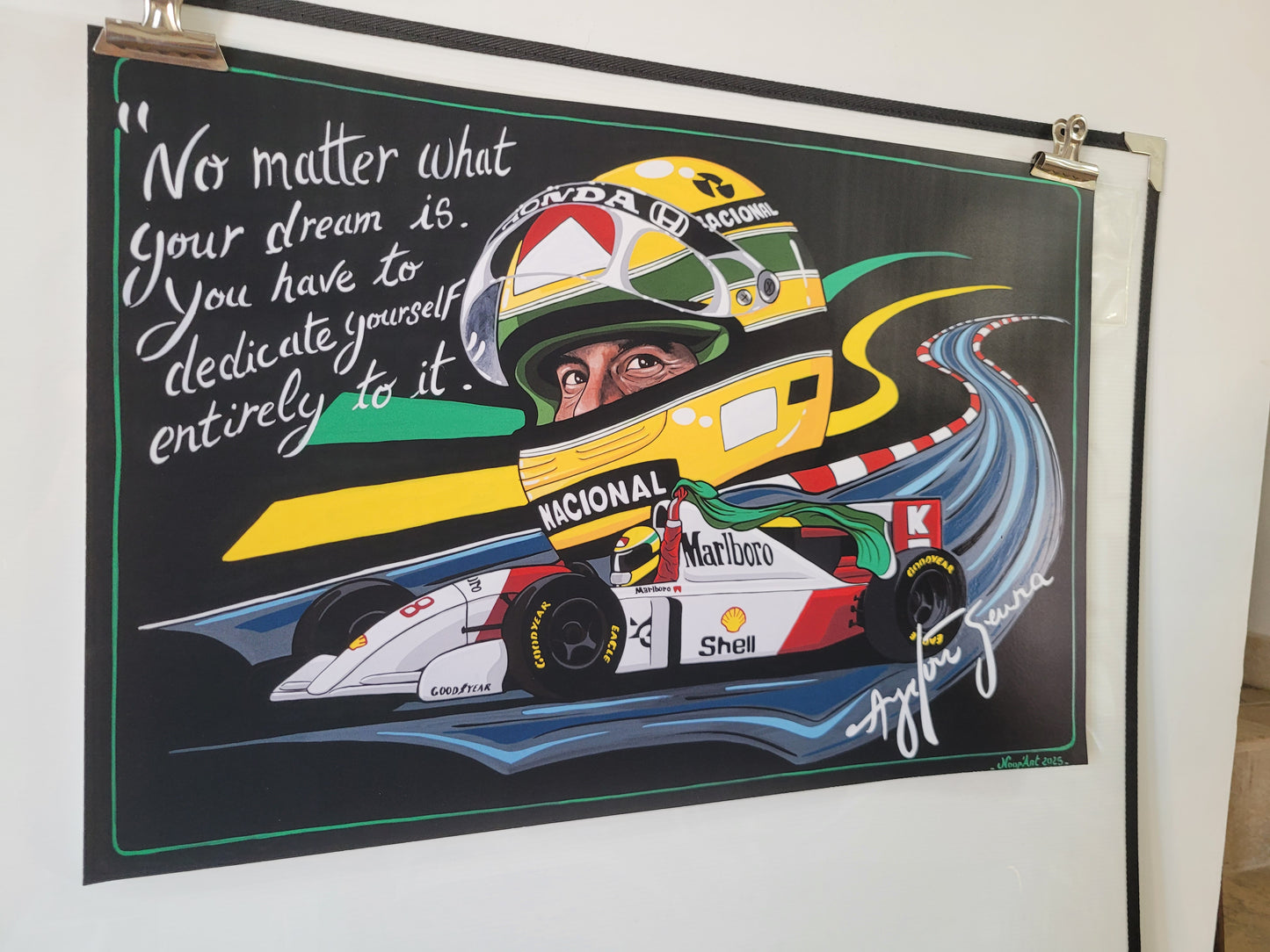 Affiche Ayrton Senna