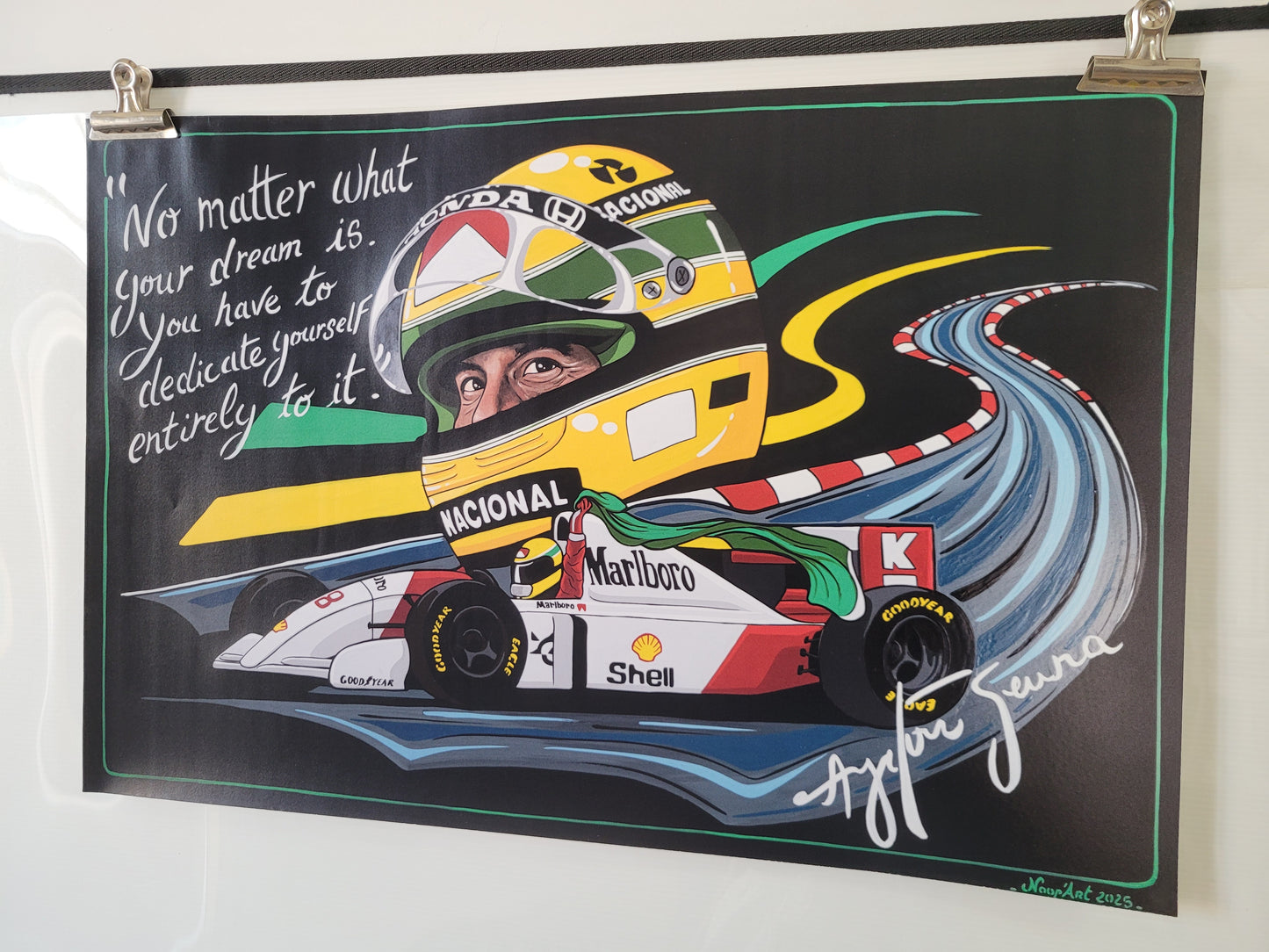 Affiche Ayrton Senna