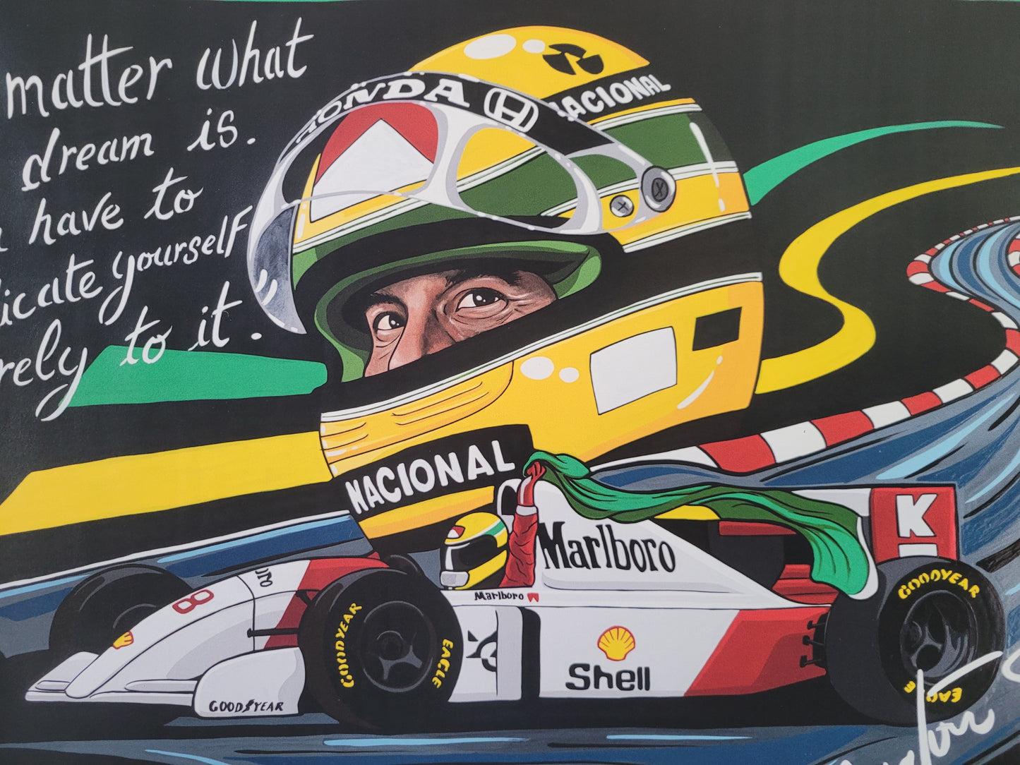 Affiche Ayrton Senna