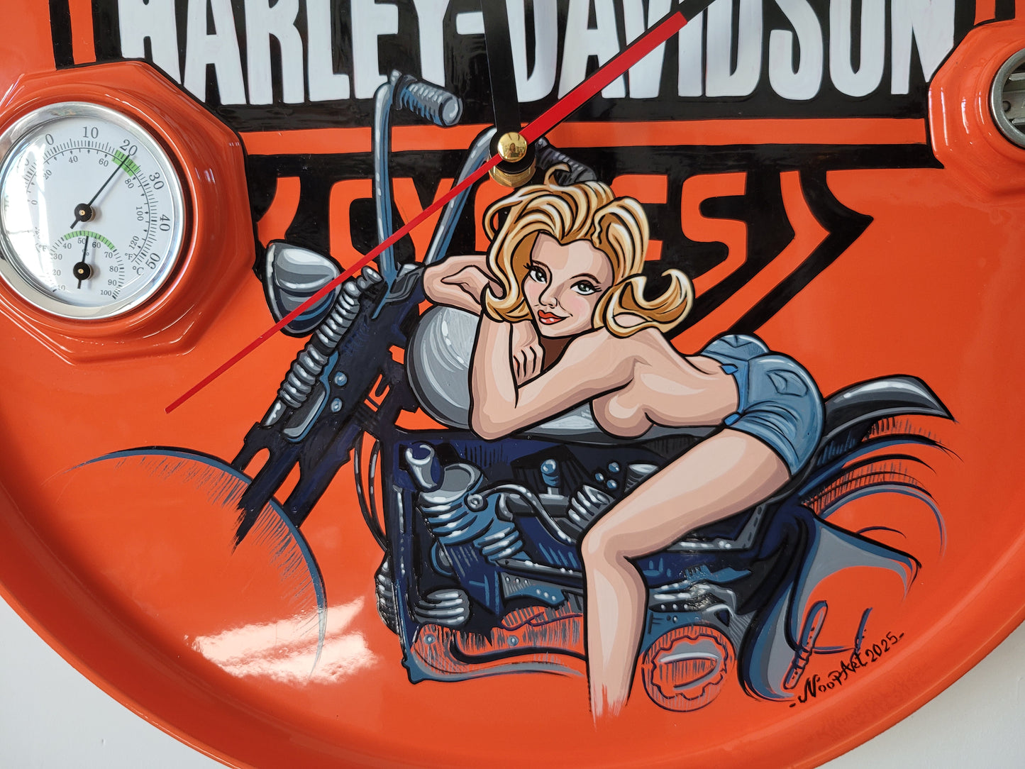 Pendule Harley Davidson