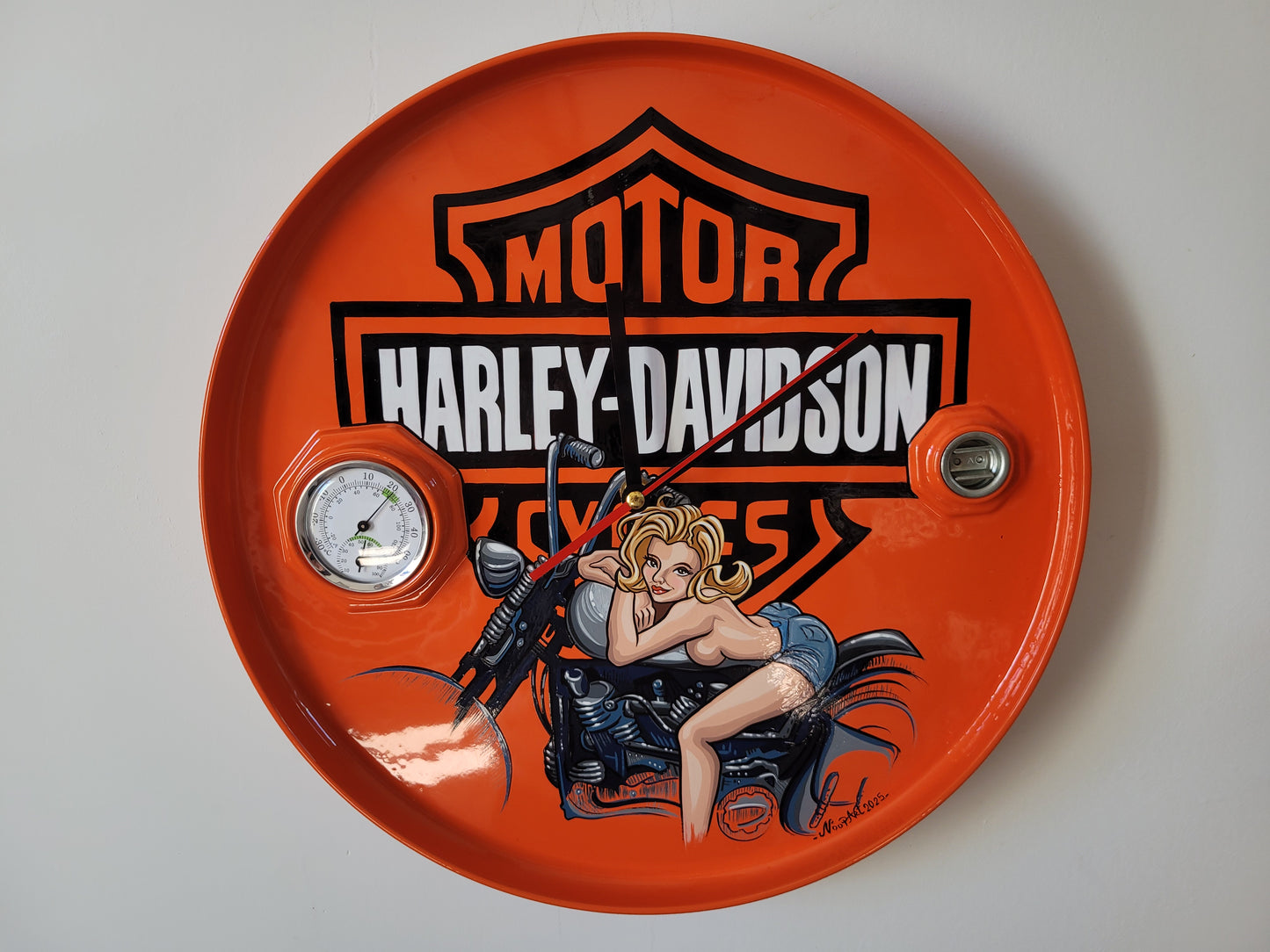 Pendule Harley Davidson