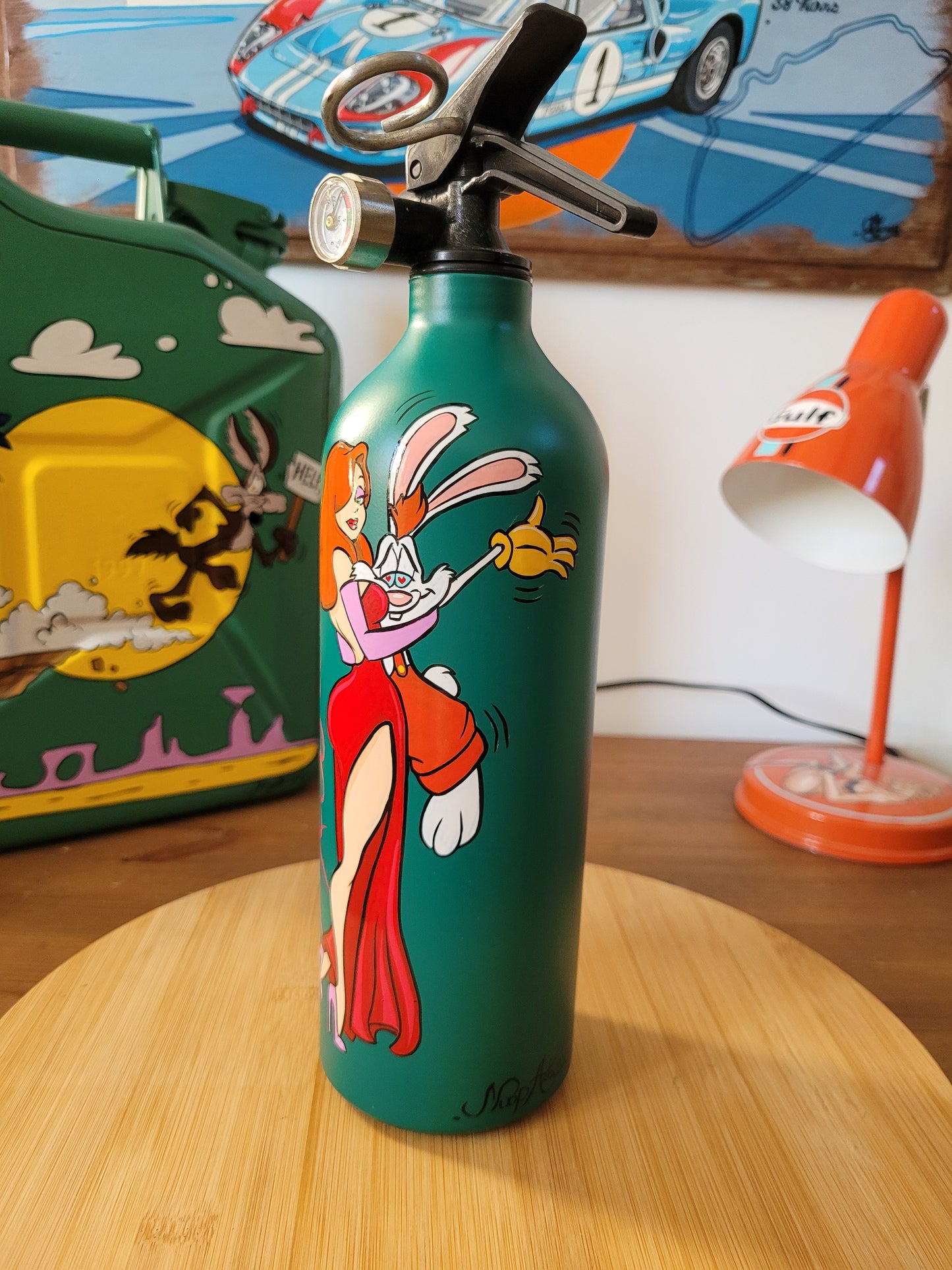 Extincteur Roger et Jessica Rabbit